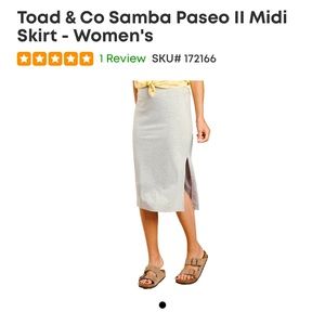 Toad & Co. Midi Skirt